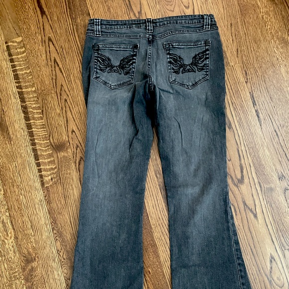 Vintage Y2K low rise bootcut jeans (with bedazzled butt) - Picture 1 of 4